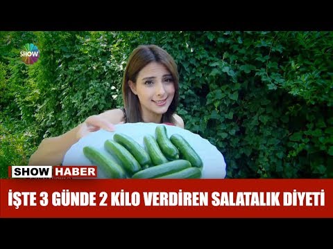 İşte 3 günde 2 kilo verdiren salatalık diyeti