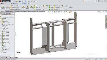 SolidWorks Tutorial | Forklift 6. Frame3