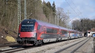 Sehr Selten Rj63 Und Ec85 Fahren Gekuppelt Durch Aßling 1080P60