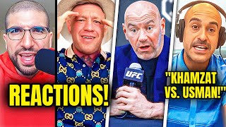 REACTIONS To UFC 288!  Dana White Gives UPDATE!  Jon Anik On Khamzat!