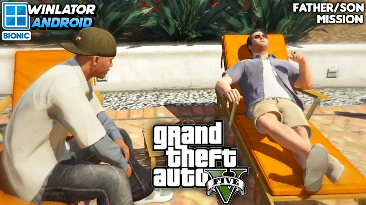 GTA V on Android Winlator Bionic Gameplay Test | Snapdragon 8s Gen 3 POCO F6 (Father/Son Mission)