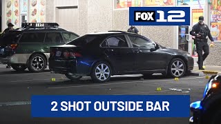 2 men shot, injured outside SE Portland bar