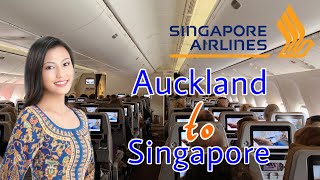 WORTH THE DOLLAR? Kia Ora Economy Class Auckland to Singapore | Singapore Airlines | B777-312ER