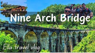 Nine Arch Bridge | #ELLA | ආරුක්කු නවයේ ලස්සනම කෝච්චී පාලම ලග ඉදන් #Beautiful Srilanka ❤️
