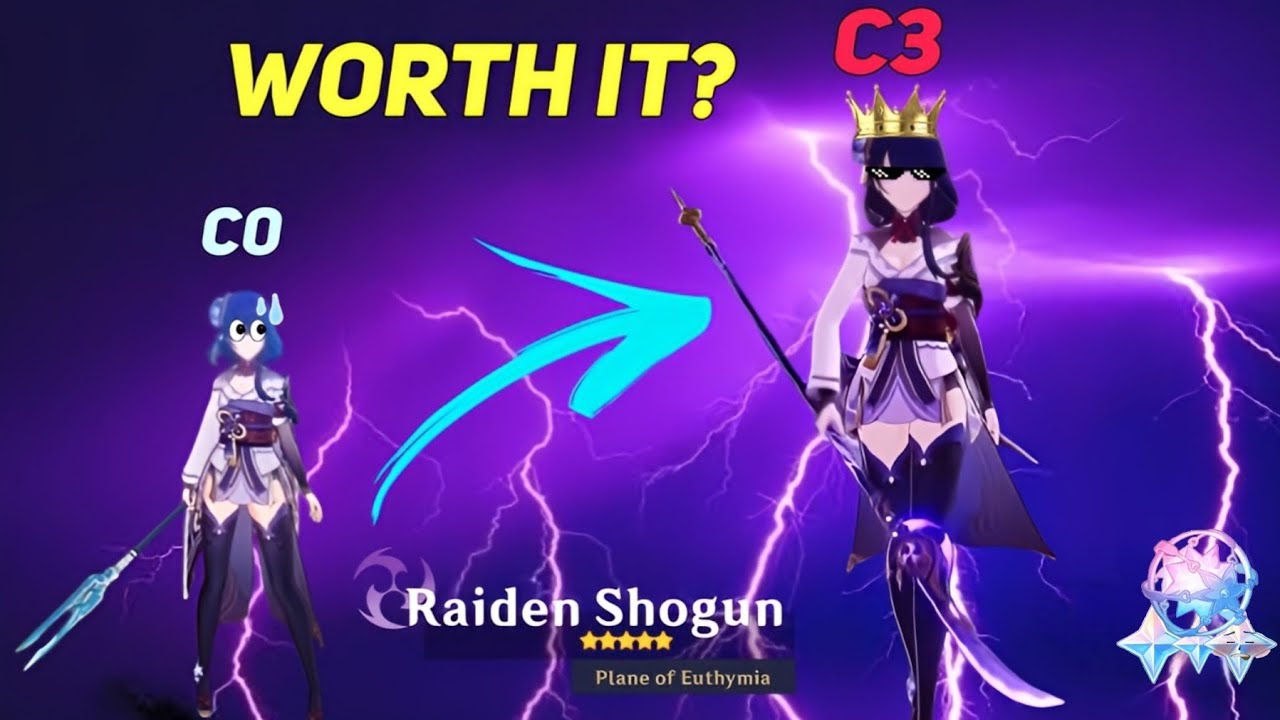 Raiden C2 vs C3 (With Calculation) - YouTube
