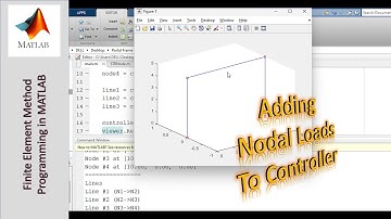 Programming the Finite Element Method using MATLAB - Part 20: Adding Nodal Loads to Controller