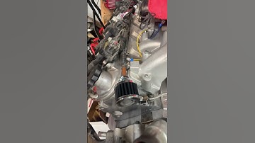 Ls v8 crankcase vent inlet filter. #dontforget #chevyengine #carburator #tricks #hotrod #hotrod