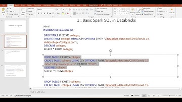 Basic Spark SQL in Databricks #sparksql #databricks