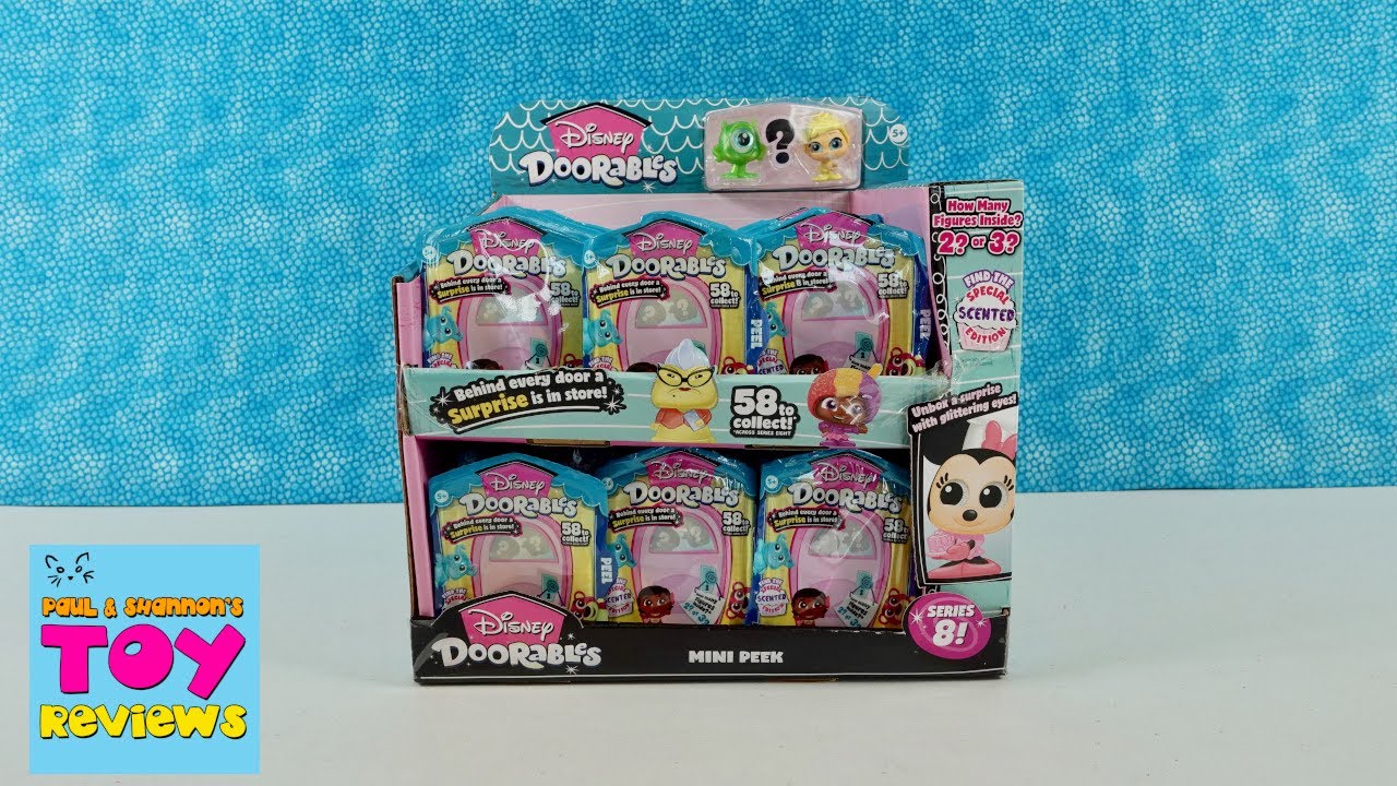 Disney Doorables, Series 8 REGULAR Doorable or Get a Keychains/ Bag Hooks 