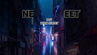 POV: City Never Sleeps #shorts #cyberpunk #neon #rain #ambient