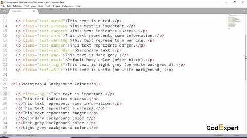 06 Text Colors and Background Colors in Bootstrap 4 in Urdu/Hindi