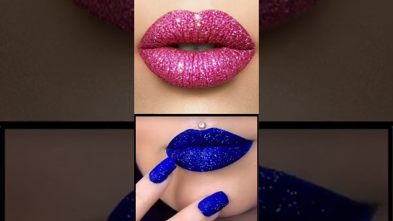 Glitter pink💖 VS Glitter blue👗😙😘 | 