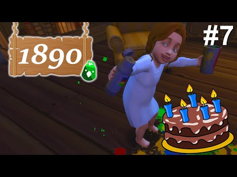 ELA FINALMENTE CRESCEU! DESAFIO DAS DÉCADAS CAMPESTRE! - 1890 | The Sims 4