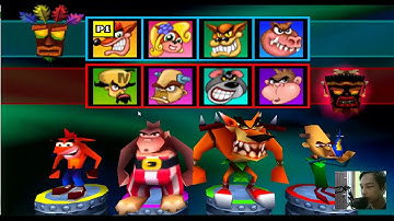 Crash Bash Gameplay - Tilt Panic | Playstation 1