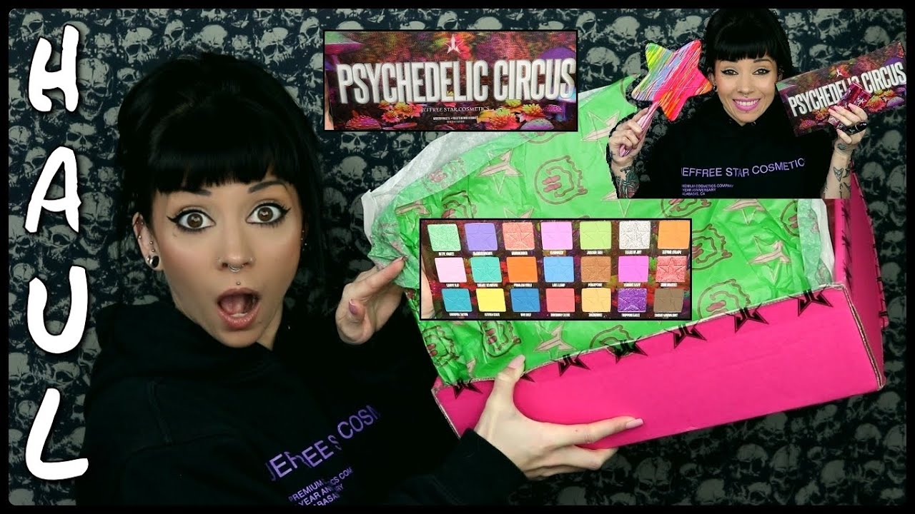 Here Is EVERYTHING I Got From The Psychedelic Circus Collection.. | Jeffree Star Cosmetics