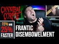 Cannibal corpse  frantic disembowelment 25 faster  guitar cover