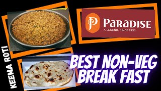 Best Non Veg Breakfast Ii Ii Kheema Roti Ii Paradise Restaurant shortfoodvlog hyderabadfoodie