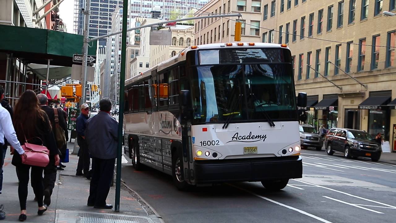 Academy Express / New Jersey Transit 2016 MCI D4500CT 16002 To Red Bank