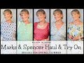 Marks  spencer haul and try on  dresses for springsummerholidays for ladies 50s  60s 70s plus