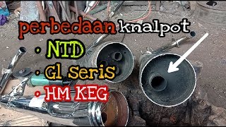 Perbedaan knalpot ntd glseris HmKEG