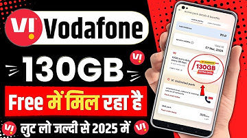Vi 130GB Data Free - Free Data Vodafone 130GB - 130 GB Data Free Me Kaise Milega