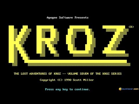 Lost Adventures of Kroz gameplay (PC Game, 1990)