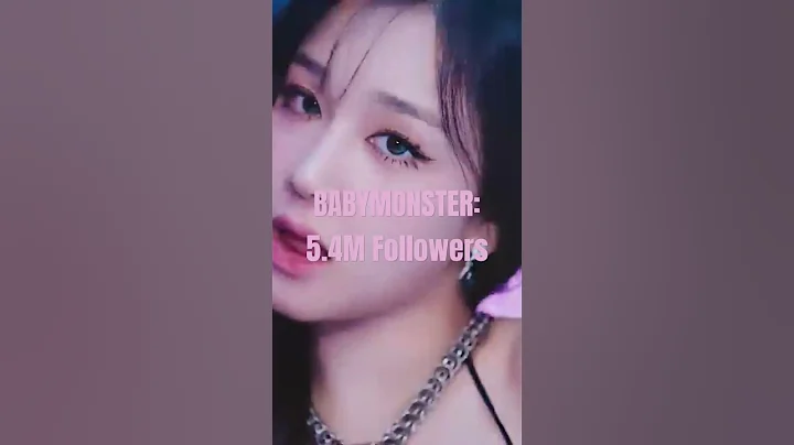 Most Followed 5th Gen groups on Instagram #babymonster #trending #illit #zb1 #riize  #kof #kpop