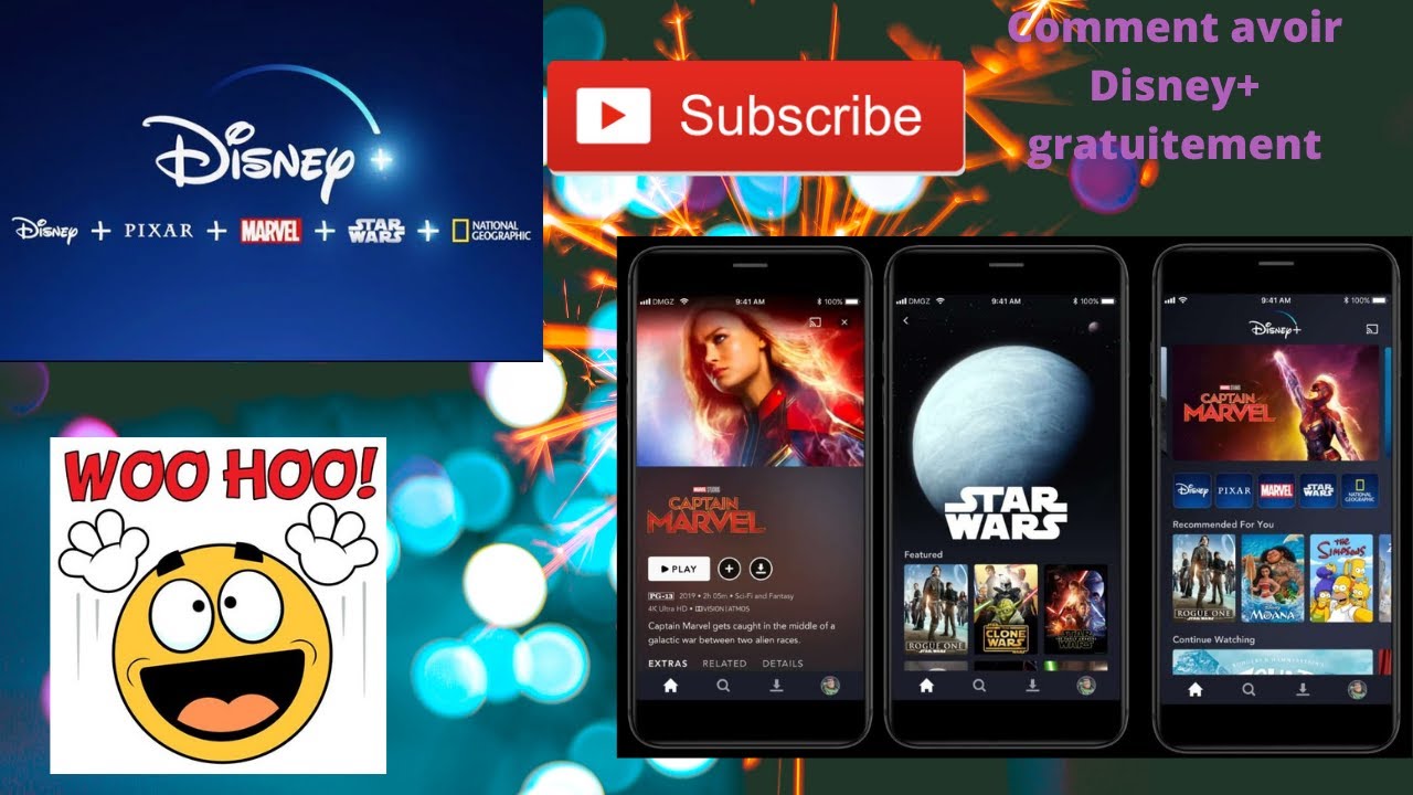 Comment avoir un compte Disney + gratuitement :) - YouTube