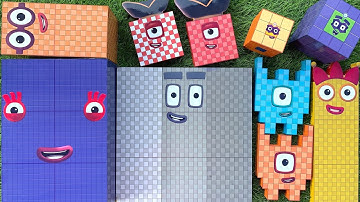 Looking for Numberblocks NEW 8791 Puzzle Tetris Space ASMR  | Numberblocks Satisfying Video