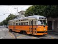 PCC Streetcars in the Streets of San Francisco