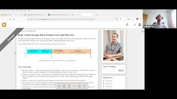 Bulk create Google Drive folders and add files 2.0 tutorial