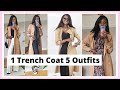 How To Style Trench Coat Outfits for Spring Summer || Look Effortlessly Stylish On Trench Coat