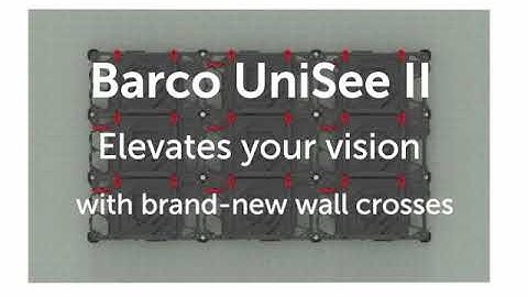 Barco UniSee II - new corporate crosses