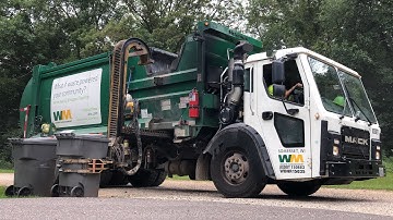 Waste Management Mack LR McNeilus ZR Garbage Truck
