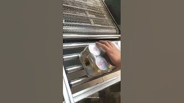 Energy drinks metal cans tins one pack sleeve wrapping shrinking sealing packing machine testing vid