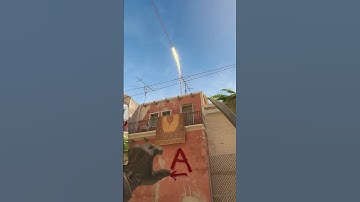 CS2 Mirage | Top Mid Smoke from T Spawn #cs2 #counterstrike #shorts