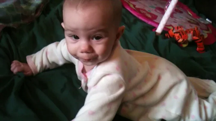 AIMS Evaluation 3 to 6 Months Observation Case 19 Prone Lying