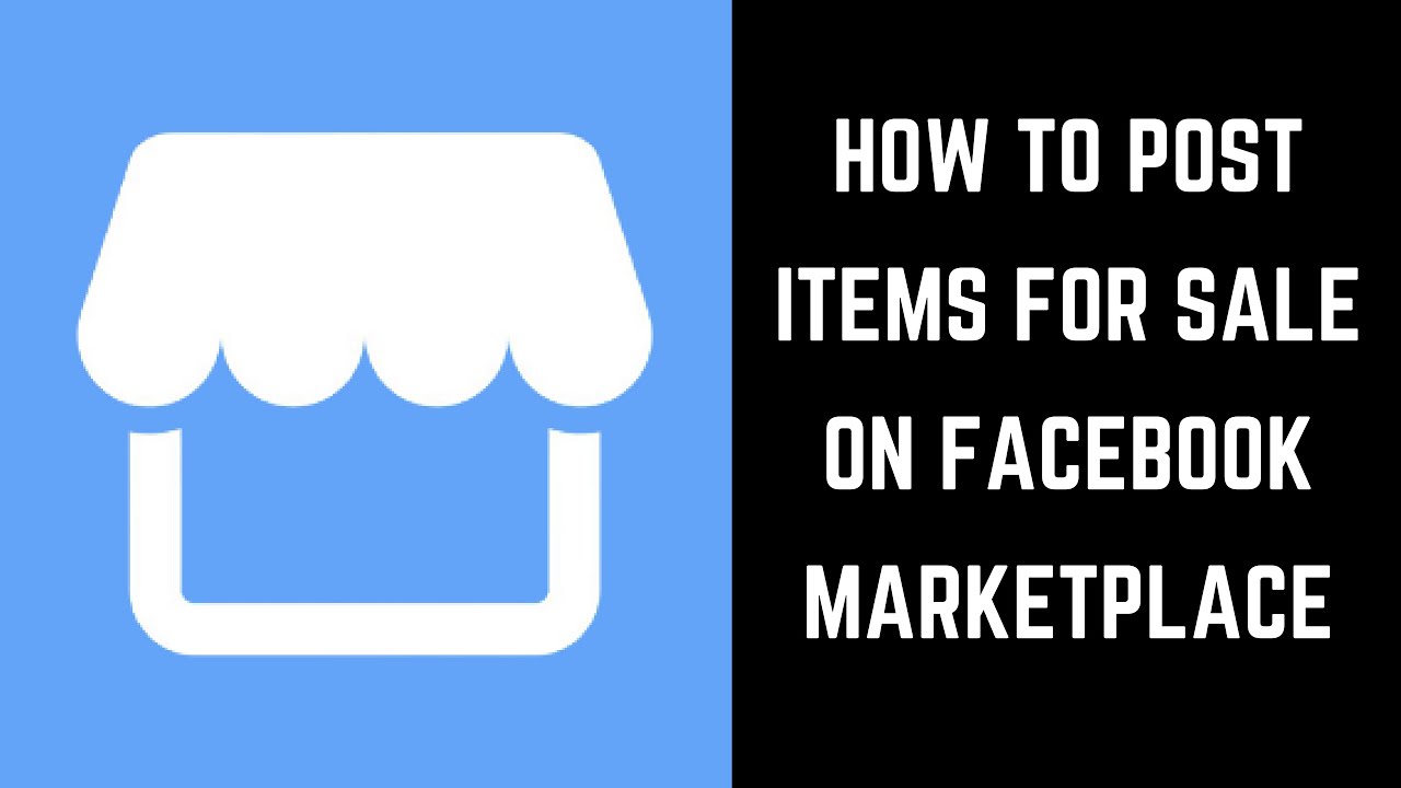 How to Post Items for Sale in Facebook Marketplace YouTube