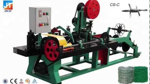 2018 best price New design CS C reverse twisted barbed wire machine