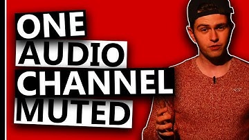 Fix Right Audio Channel - Premiere Pro Multicam Right Audio Channel Muted