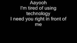 Video thumbnail of "Milow Ayo Technology lyrics"