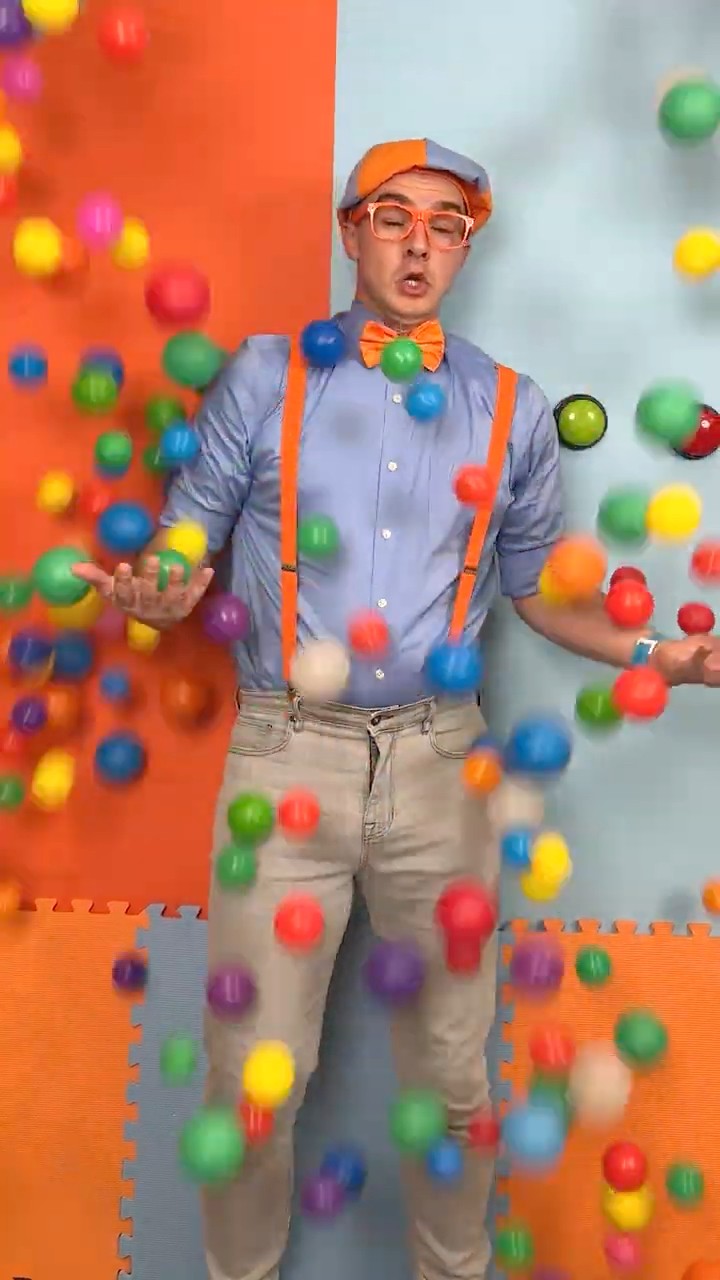 Don't Press the Mystery Ball Pit Button Blippi! #blippi #shorts