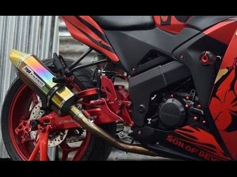 kumpulan modif cbr 150 merah