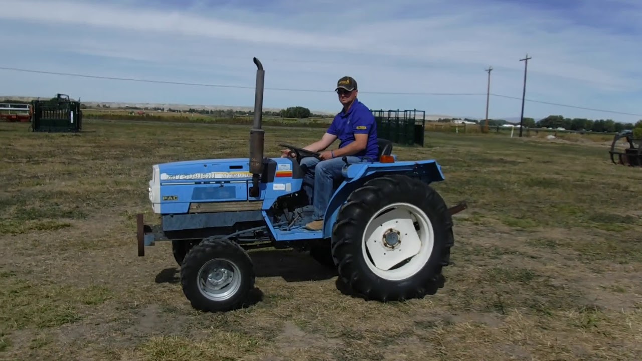 Mitsubishi MTE 2000 D MFWD Tractor - BigIron Auctions - 11-14-18