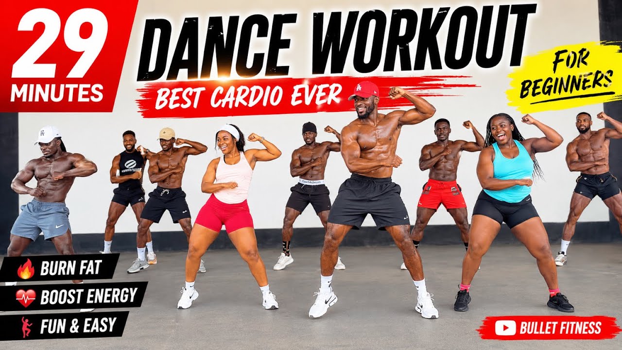 29 MINUTES DANCE WORKOUT BEST CARDIO EVER FOR BEGINNERS