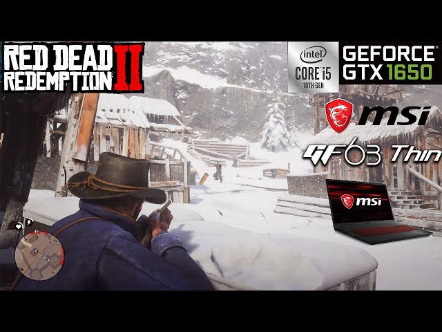 Red Dead Redemption 2 on GTX 1650-i5-10500H 