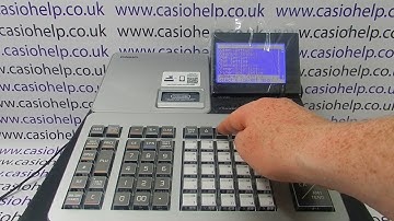 How To Send Till Program (SD Card to Program) Casio SR-S500 / PCR-T540 / SR-S820 Cash Register