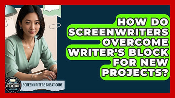 How Do Screenwriters Overcome Writer