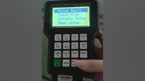 DSP A11 X/Y/Z axis parameter modification