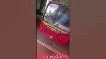 #🔥KSRTC MASS ENTRY🔥 #miniature bus #shortsvideo